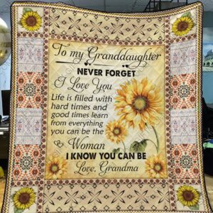 Quilt  Granddaughter  I Love You 02  Quilt